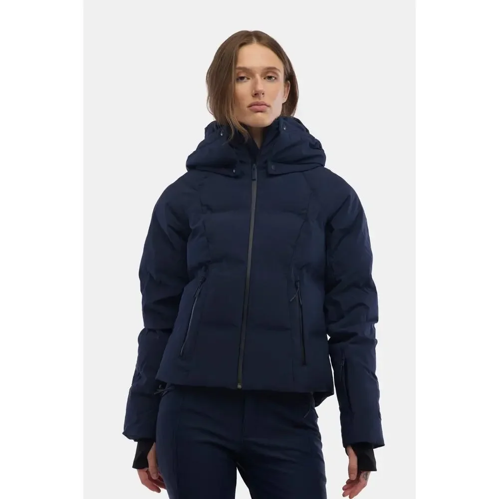 Halfdays Georgie Puffer Jacket - Xs Navy - Picture 1 of 5